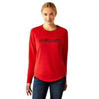 Ariat Womens Benica Team Sweatshirt (10058587) Red Team