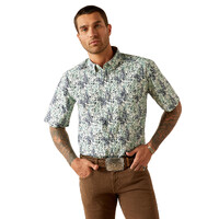 Ariat Mens Cyrus Classic Fit S/S Shirt (10054820) Mint