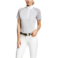 Ariat Womens Apros Vent S/S Show Shirt (10022427) Gray