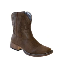 Roper Womens Shay Square Toe Western Boots (21904633) Brown