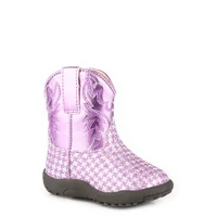 Roper Infants Cowbaby Glitter Gleam Western Boots (16901496) Purple
