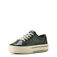 Ariat Womens Skylar Shoes (10063889) Luxe Caviar Croc Print