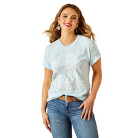 Ariat Womens Another Day S/S Tee (10062347) Vintage Lagoon
