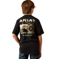 Ariat Boys Gramps Tractor S/S Tee (10062408) Black