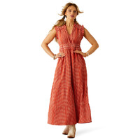 Ariat Womens Sunset State of Mind Dress (10058849) Chili