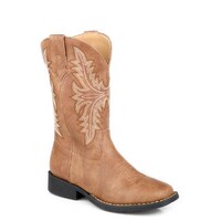 Roper Kids Luke Western Boots (18191691) Tan