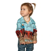 Ariat Childrens L/S Fishing Shirt (3007CLSP) Little Cowgirls