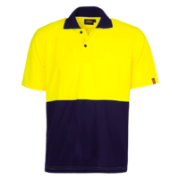 Jonsson Mens 2 Tone Hi Vis Golfer (JGHSTV) Navy/Yellow [SD]