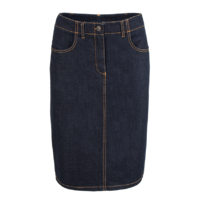 Jonsson Womens Denim Skirt (LSKT) Blue/Black [GD]