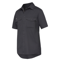 KingGee Workcool 2 S/S Shirt (K14825)  Charcoal