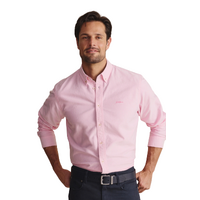 S.Kidman Mens Aberdeen Full Button L/S Dress Shirt (1SHM00001) Pale Pink