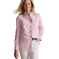 S.Kidman Womens Capertee Full Button L/S Print Shirt (1SHW00017) Pink
