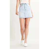 Levi's Womens Deconstructed Iconic Button Fly Skirt (77882-0019) Check Ya Later