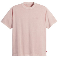 Levi's Mens Red Tab Vintage Tee (A0637-0027) Silver Pink Garment Dye Silver Pink