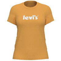 Levi's Womens The Perfect Tee (17369-1804) Essential Poster Logo Amber