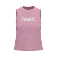 Levi's Womens Graphic Band Tank (18184-0025) Logo Prism Pink [SD]