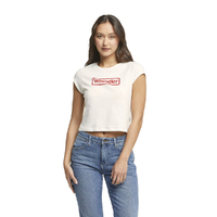 Wrangler | Classics Womens Fitted Tee (W/091068/066) Vintage White