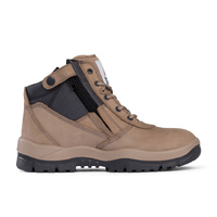 Mongrel Zip Sided Non Safety Boots (961060) Stone