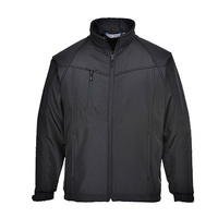 Portwest Mens Oregon Softshell Jacket (TK40BKR) Black [SD]