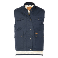 Outback Trading Mens Yarra Dry Wax Vest (6190) Navy