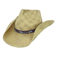 Outback Trading Southern Cross Straw Hat (15137) Natural