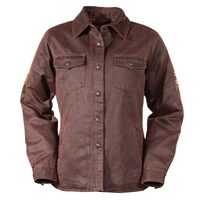 Outback Trading Womens Ash Shirt Jacket (29676) Burnt Red
