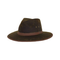 Outback Trading Unisex Deer Hunter Oilskin Hat (14905) Bronze