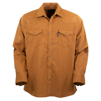 Outback Trading Mens Everett Shirt (42731) Burnt Orange