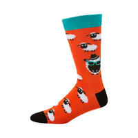 Bamboozld Socks Mens Baaad Bamboo Socks (BBW18BAADR) Orange