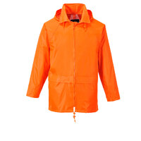 Portwest Mens Hi Vis Rain Jacket (S440ORR) Orange [GD]