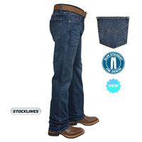 Pure Western Mens Heath Slim Straight Jeans (PCP1200159) After Dark [SD]