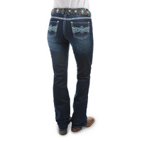 Pure Western Womens Indiana Relaxed Rider Jeans - 36 Leg (PCP2210155) Midnight