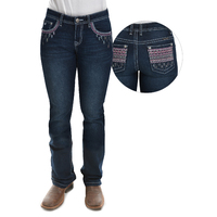 Pure Western Womens Shawna Bootcut Jeans (PCP2211385) Darkest Night [SD]