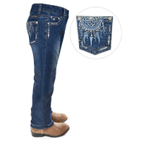 Pure Western Girls Trudy Slim Leg Jeans (PCP5200384) True Blue