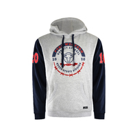 Pure Western Mens Statton Pull Over Hoodie (P1W1510401) Grey Marle/Navy  [SD]