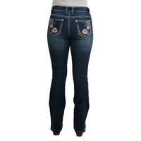 Pure Western Womens Bridget Bootcut Jeans - 32 Leg (PCP2211425) Indigo 