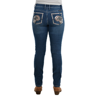 Pure Western Womens Shailene Skinny Jeans - 32 Leg (PCP2201420) Morning Sky  [AD]