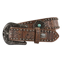 Pure Western Womens Penny Belt (P1S2900BLT) Brown