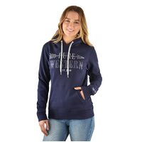Pure Western Womens Ginger Pullover Hoodie (P2W2501560) Navy [SD]