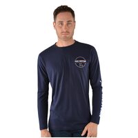 Pure Western Mens Ryde L/S Tee (P2W1562524) Navy [SD]