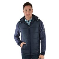 Pure Western Mens Morrison Puffer Jacket (P2W1703526) Navy [SD]
