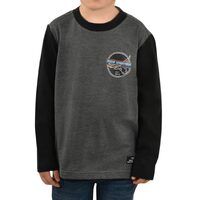 Pure Western Boys Ryde L/S Tee (P2W3562524) Charcoal Marle