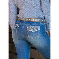 Pure Western Womens Emmaline Relaxed Rider Jeans (P2W2210570) Dusk