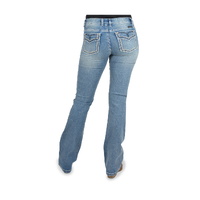Pure Western Womens Veronica Bootcut Jeans - 34 Leg (PCP2211651) Moonshine