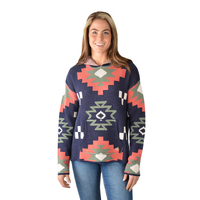 Pure Western Womens Khloe Knitted Pullover (P3W2532722) Navy/Multi [SD]
