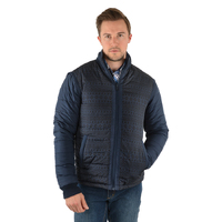 Pure Western Mens Patterson Reversible Jacket (P3W1703683) Navy [SD]