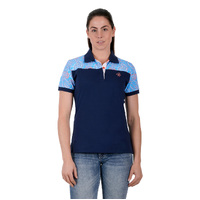 Pure Western Womens Kelsey S/S Polo (P3S2567695) Navy/Multi