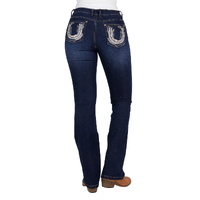 Pure Western Womens Azalee Bootcut Jeans - 34 Leg (PCP2211934) Midnight