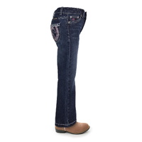 Pure Western Girls Tess Bootcut Jeans (PCP5213944) Midnight