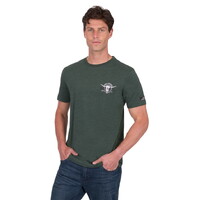 Pure Western Mens Todd S/S Tee (P5S1503086) Green Marle